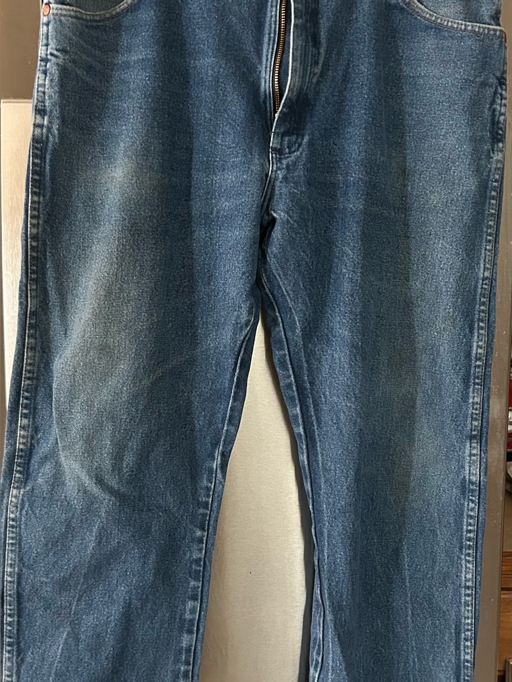 Wrangler Blue Straight-Leg Men's Jeans